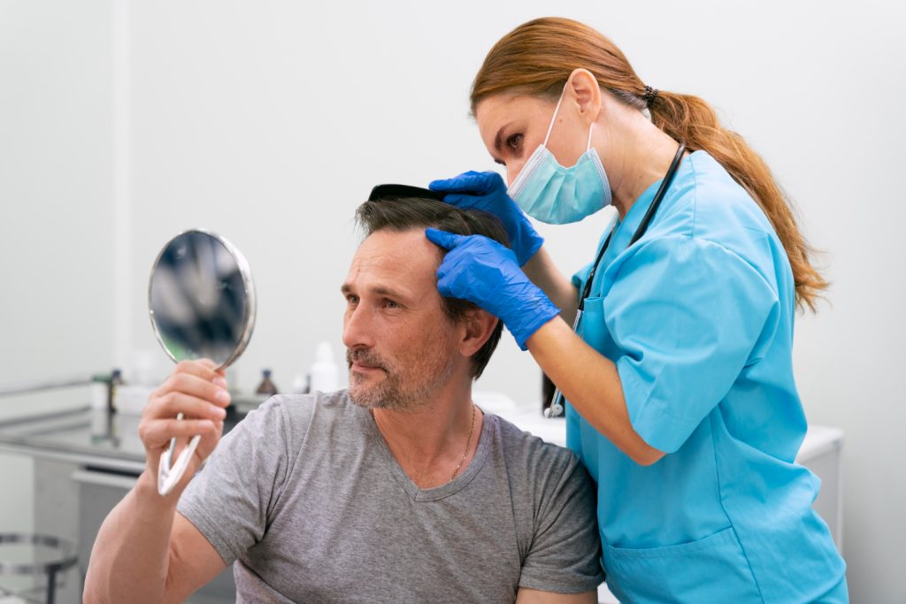 hair transplant for wavy, curly and straight hair in dubai