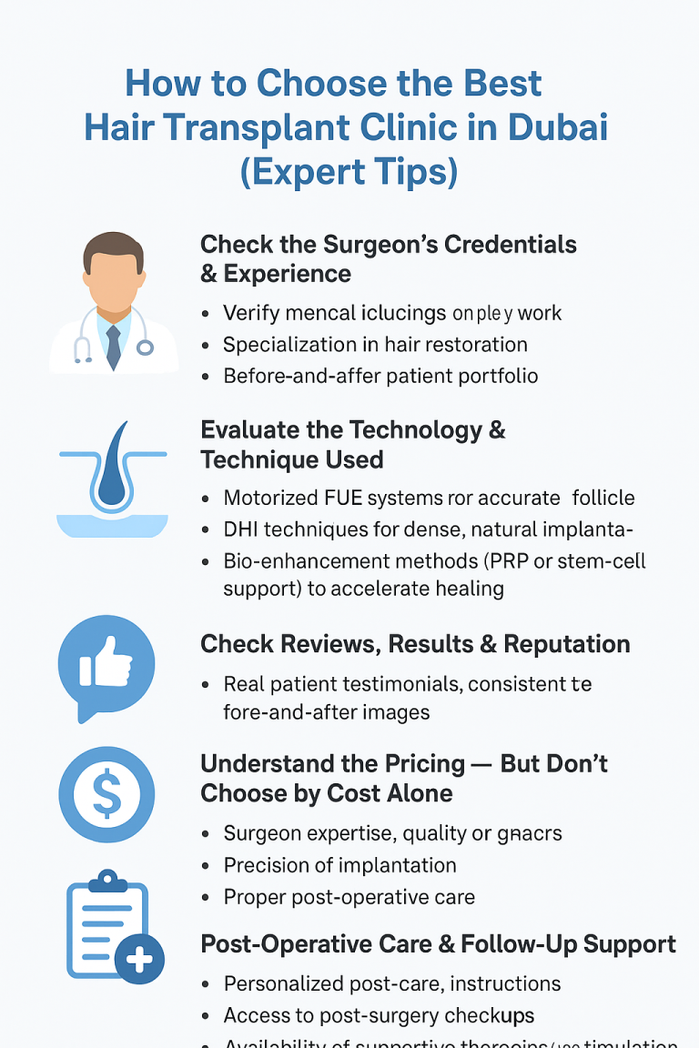 how to choose the best hair clinic