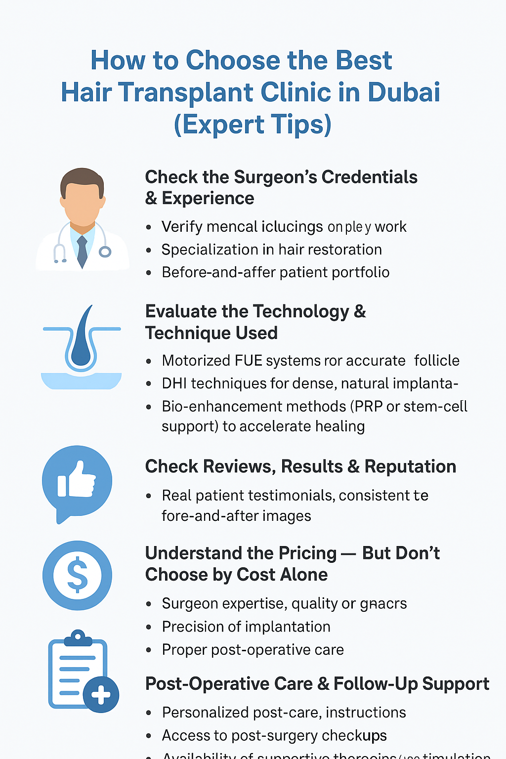 how to choose the best hair clinic